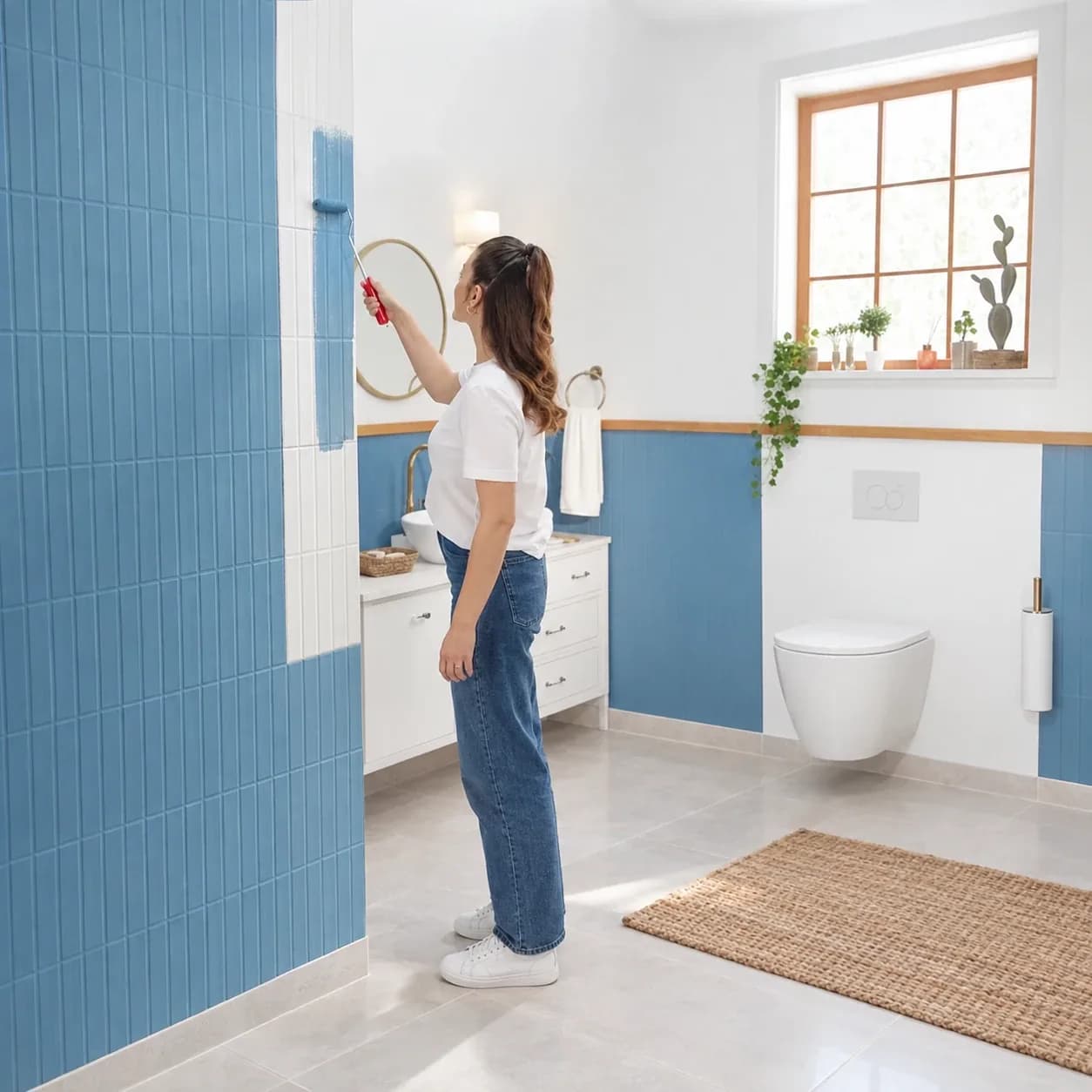 Bathroom tiles